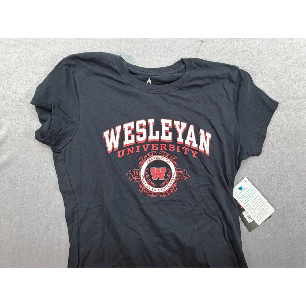 NWT Antigua Women Wesleyan University NCAA Shirt Black XL